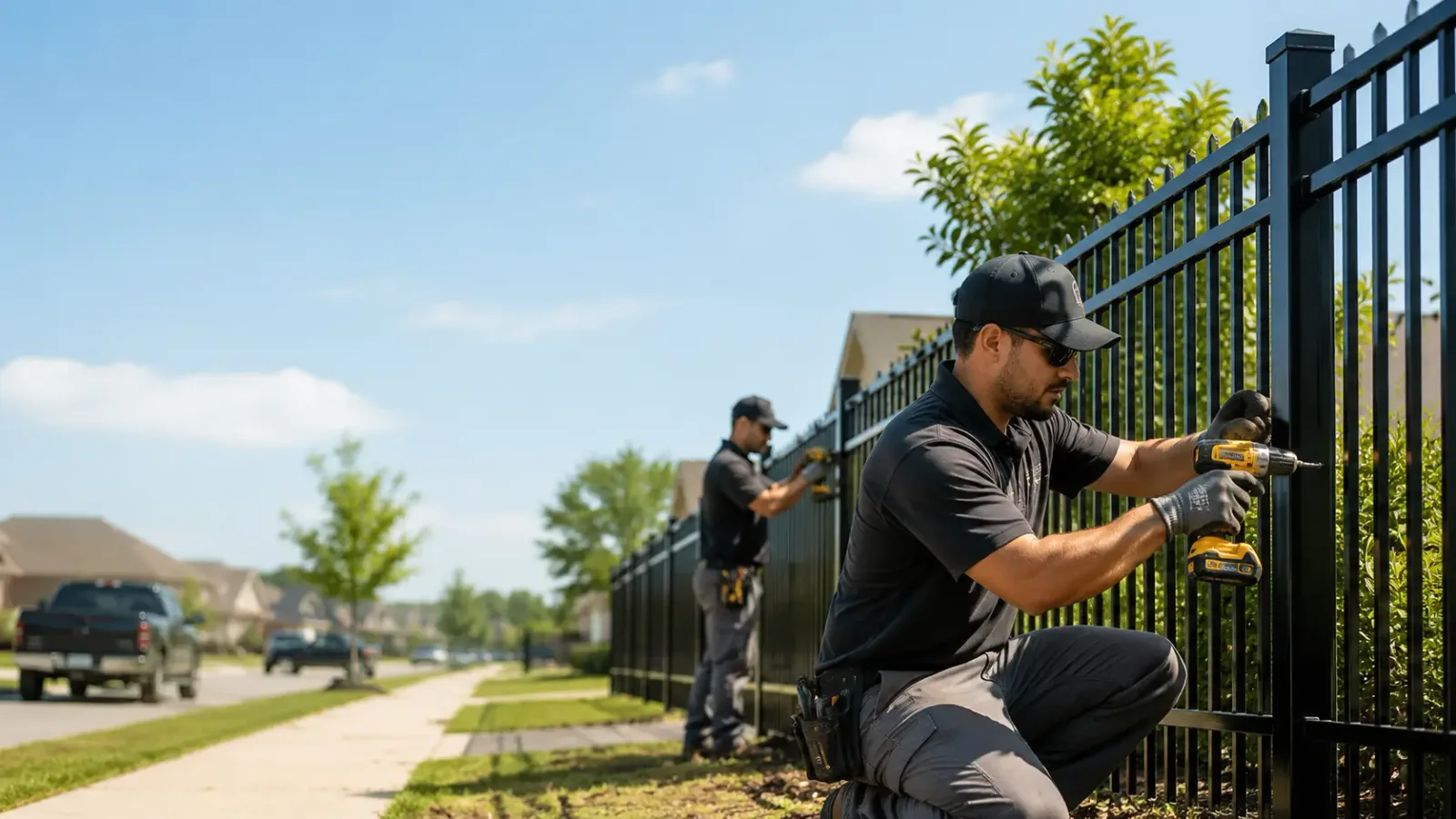 Metal Fence Installation in Leming, TX